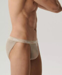 Pánské slipy / tanga 3PACK 3BMP-1582 Béžová - Atantic béžová XL