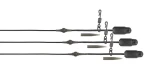 FOX Edges Naturals Heli-Clip Rigs Leadcore / Hotový návazec / 50 lb / 75 cm / 3 ks (CRT003)