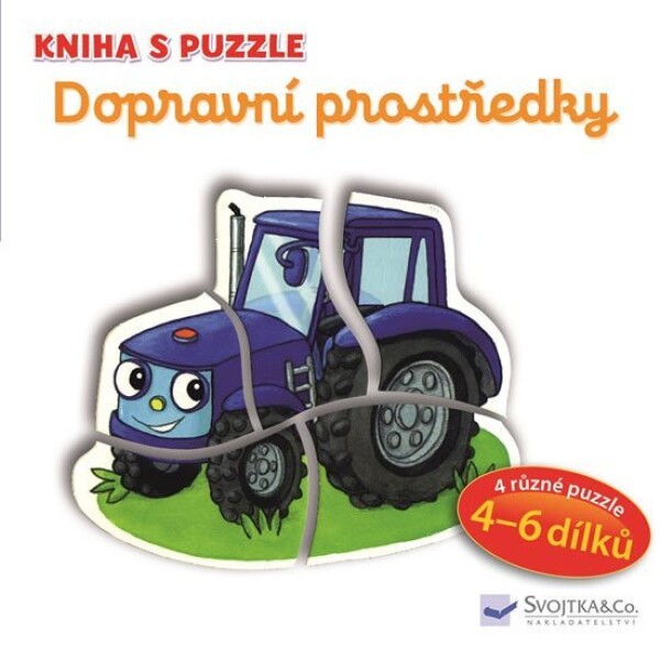 Kniha puzzle Dopravní prostředky