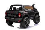 Mamido Dětské elektrické autíčko Toyota Hilux 2x24V7Ah | 4x200W | 4x4 | pro 2 děti | ECO kůže | EVA kola černé