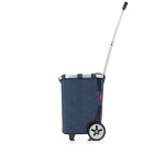 Nákupní košík na kolečkách Reisenthel Carrycruiser Herringbone dark blue