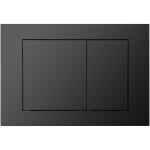 CERANO - Kompletní WC set Basic/Forte - černá matná - WC tlačítko Maxio/Černá - pro zazdění - 51x36 CER-8050BD86396