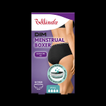 Noční i denní menstruační kalhotky (boxerky) MENSTRUAL BOXER STRONG - BELLINDA - černá XL