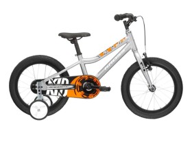 Dětské KROSS RACER 4.0 16", model 2025, barva stříbrná