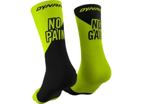 Dynafit No Pain No Gain Socks neon yellow/black out