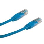 DATACOM Patch kabel UTP CAT5E / 10m / modrý (NPPDTC1058)