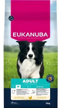 Eukanuba Premium Nutrition Adult Medium Chicken 15 kg / granule pro psy / pro střední plemena (1724-145916)