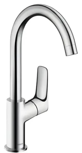 Hansgrohe Umyvadlová baterie s otočným výtokem, chrom / Umyvadlová baterie / Keramická kartuše / Rozsah otáčení 120° (71131000)