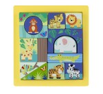 Orange Tree Toys Dřevěné puzzle kostky - Zvířata džungle