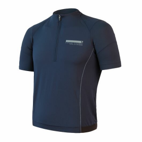 Pánský cyklistický dres kr. rukáv Sensor Coolmax Entry deep blue