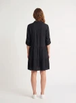 HOSH Dámské košilové šaty Spirit černé Velikost: XXL/3XL