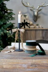 Chic Antique Velurová stuha Moss 5 m, zelená barva, textil