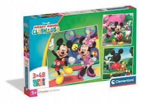 Puzzle Mickey Mouse 3x48 dílků