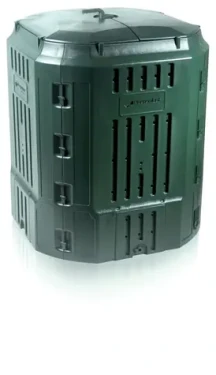 PROSPERPLAST Kompostér COMPOTHERMO 900 l - zelená / Objem 900 L / Rozměry 101x101 cm / Výška 128 cm / Plast (IKB900-G851)