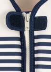 Konges Sløjd Plovací vesta Ellis Marine Stripe 1-2Y, modrá barva, textil