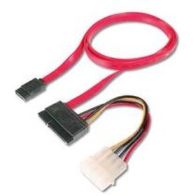 PremiumCord kabel SATA datový + napájecí 0.5m (8592220003210)