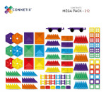 Connetix Connetix Tiles - Magnetická Stavebnice Duhová XXL 212 ks
