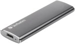 VERBATIM Vx500 480 GB stříbrná / externí SSD / USB 3.1 Gen 2 / R: 500 MBps / W: 440MBps (47443)