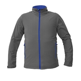Bunda NAMSEN MAN softshellová DOPRODEJ!!! pánská, 100 % polyester šedá šedá - XL