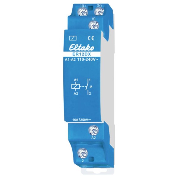 Eltako ER12DX/110-240V spínací relé , 250 V/AC, 4 A, 1 spínací kontakt, 1 ks