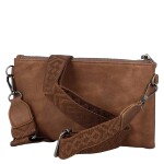 Stylová dámská crossbody kabelka Dina, hnědá