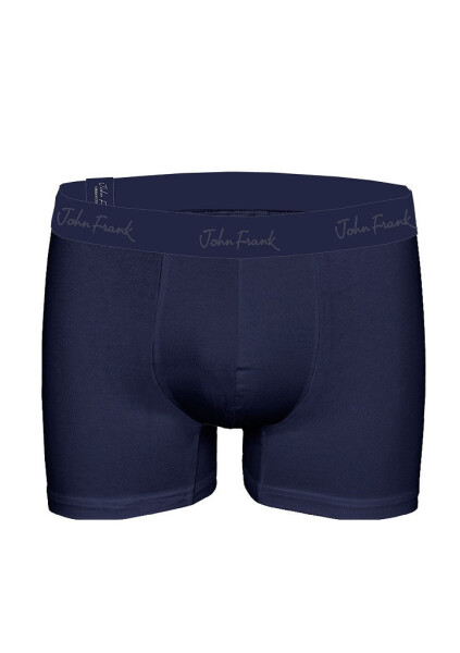 Pánské boxerky John Frank JFBMOD10 Tm. modrá M
