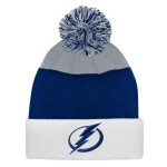 Outerstuff Dětská zimní čepice Tampa Bay Lightning NHL Essentials Cuffed Knit W Pom