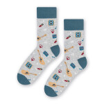 Ponožky 039-007 Melange Light Grey - Steven 35/37