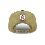 New Era Pánská kšiltovka Houston Texans NFL 2025 Salute to Service 9FIFTY Split Panel Trucker Snapback