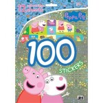 Peppa 100 samolepek omalovánkovými listy