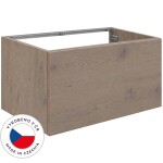 CERANO - Koupelnová skříňka pod umyvadlo Adele - TIP-ON otevírání - dub Cannolo Cremona - 100x40x44,8 CER-271327