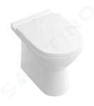 VILLEROY & BOCH - O.novo Stojící WC, Vario odpad, alpská bílá 56571001