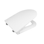 Mereo WC set - Smart flush rimless WC oblé, modul pro sádrokarton, bílé oválné tlačítko MM02NSETRT510