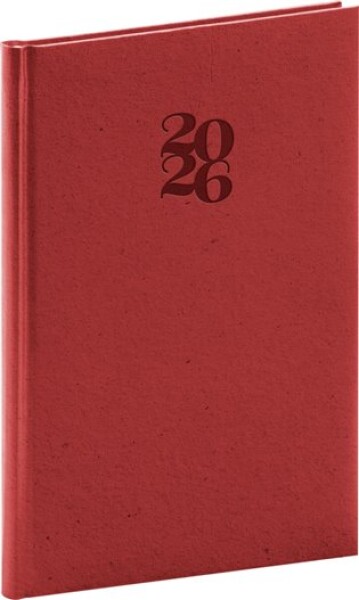 Týdenní diář Essenza 2026, třešeň