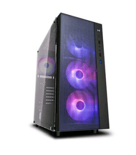 DEEPCOOL MATREXX 55 MESH ADD-RGB 4F černá / E-ATX / 2xUSB 2.0 + 1xUSB 3.0 / 4x 120 mm / bez zdroje / průhledná bočnice (DP-ATX-MATREXX55-MESH-AR-4F)