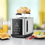 Rommelsbacher Sunny TO 850 nerez/černá / Toustovač / 800 W / 2 topinky / 9 stupňů zhnědnutí (TO 850)