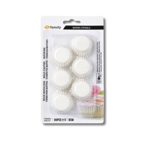 Dortisimo Košíčky na mini muffiny bílé 4 cm (80 ks)