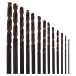 Vrtáky do kovu HSS, ø 1,5 - 6,5 mm, STALCO PERFECT, set 13 ks