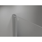 MEXEN - MIST vanová zástěna 80x150 cm 6mm 1-s, chrom, čirá 8A9-080-001-01-00