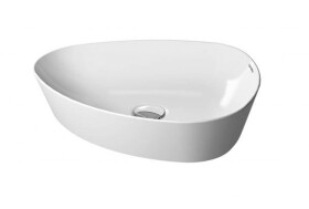 DURAVIT - Cape Cod Asymetrická umyvadlová mísa 50x41 cm, DuraCeram, WonderGliss, bílá 23395000001