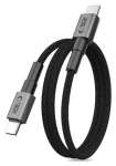 Tech-Protect Ultraboost DNA MagTwist šedá / Nabíjecí kabel / USB-C / PD 100W / 5A / 100 cm