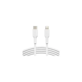 Belkin BOOST CHARGE kabel USB-C na Lightning bílá / 2m (CAA003bt2MWH)