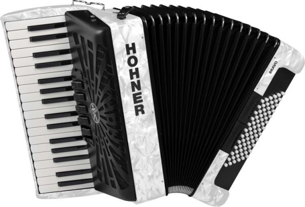 Hohner Bravo III 72 white (SilentKey)