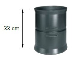 MIDAS opti-control oboustranná násuvná spojka DA/DN315 ,k prodloužení