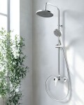 INVENA - Dešťová sprcha s baterií sprchovou kalymnos chrom; AU-28-001-V