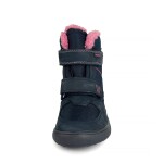 Dívčí zimní barefoot boty PRO-tex Protetika LORA NAVY - 27