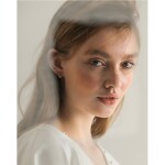 Stříbrné náušnice se zirkony Solana - stříbro 925/1000, Zlatá