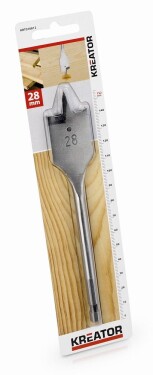 PowerPlus KRT010812 - Plochý vrták do dřeva 28 x 152 mm