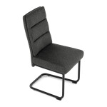 Jídelní židle, šedá, látka, DCL-P3107 GREY2