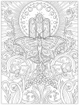 Creative Haven Enchanted Coloring Book, antistresové omalovánky, Marjorie Sarnat